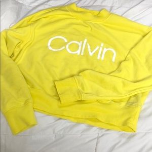 Calvin Klein performance cropped crewneck *NWOT*
